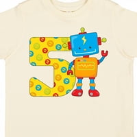 Мастастичен този робот е пет-пети подарък за рожден ден малко момче или малко момиченце тениска