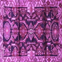 Ahgly Company Indoor Square Persian Purval Traditaly Area Cugs, 3 'квадрат