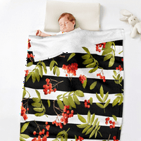 Цветни цветя райета хвърляния одеяло с калъф за възглавница за декор на стая 3D отпечатан климатик одеяло коледен подарък хвърля одеяло за възрастни тийнейджър