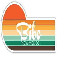 Bibo New Mexico Sticker Retro Vintage Sunset City 70S Естетичен дизайн