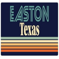 Easton Texas Vinyl Decal Sticker Retro дизайн