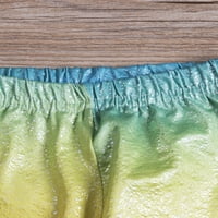 Детски панталони на Seyurigaoka разхлабени градиентни вариантирани бонбони цветни панталони