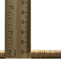 Ahgly Company вътрешен правоъгълник ориенталски кафяви килими от индустриална зона, 5 '7'