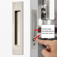 Налягане на пружинната джобна дръжка на вратата пружина вградена ключалка за джобна врата