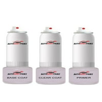 Докоснете Basecoat Plus Clearcoat Plus Primer Spray Paint Kit, съвместим със сребърен метален класически Chevrolet