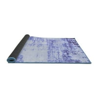 Ahgly Company Indoor Rectangle Oriental Blue Industrial Area Rugs, 2 '4'