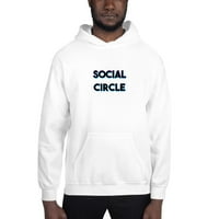 2XL TRI Color Social Circle Суичър за пуловер от неопределени подаръци
