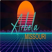 Arbela Missouri Vinyl Decal Stiker Retro Neon Design