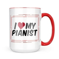 Neonblond I Heart Love My Pianist Mug Gift for Coffee Lea Lovers