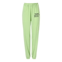 Женски панталони Zuwimk, женски джоги с джобове с джобове с висока талия, спортни меки салони панталони Зелени, S