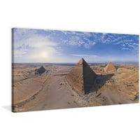 Мармонт хил Египет пирамида живопис печат върху увито платно