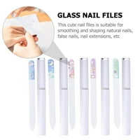 Коледни стъклени нокти за нокти Градиент маникюр буфер за нокти Инсталиране на тръба за подстригване на ноктите