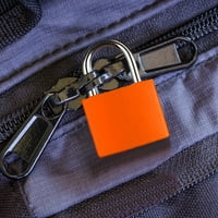 Sehao куфар заключване мини катинар с ключов малък заключващ училищен чанта раница багаж за багаж в училището за фитнес зали на открито раница на открито и спортно оранжево