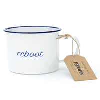 Terrapin 'Reboot' Enamel Camping Mug
