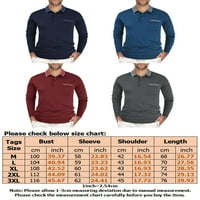 Glookwis карирана поло риза за мъже върхове с дълъг ръкав зима основни върхове блуза пуловер