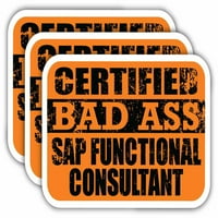 Certiefied Bad Ass SAP Функционални консултанти стикери