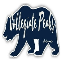 Collegiate Peaks Colorado Suvenir Vinyl Decal Sticker Bear Design
