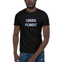 Зелена гора ретро тениска с къс ръкав от неопределени подаръци