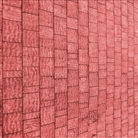 Ahgly Company вътрешен правоъгълник с шарени рубинени червени килими, 2 '3'