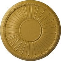Екена мелница 7 8 од 1 4 П таванен Медальон Леандрос, ръчно рисуван Иридесцентно злато