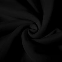 Шиусина Кроп върхове за жени сърце печат Удобни качулки ярък цвят Дълъг ръкав суитчър Черно