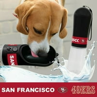Домашни любимци първа НФЛ Сан Франциско 49ърс бутилка за вода за домашни любимци пътуване куче бутилка за вода в движение котка бутилка за вода