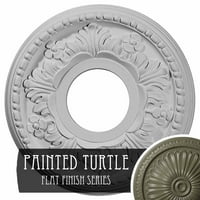 Екена мелница 7 8 од 5 8 ИД 7 8 п таван медальон, Ръчно рисувана костенурка