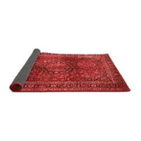 Ahgly Company вътрешен правоъгълник медальон червени традиционни килими, 8 '10'