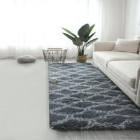 Phonesoap Ultra Soft Modern Area Rugs Рякаща килим домашна стая плюшен килим декор под мат синьо