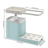 DIDO кухненски преса за сапун Доспен за автоматичен детергент BO дренажна мивка с държач за гъба за кърпа за кърпа