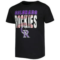 Тениска за младежки черни скали на Колорадо