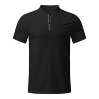 Тениски за аутингх тениски за мъже мъжки солидна лятна ежедневна тениска с къси ръкави тениска за дамски върхове поло ризи за мъже черни
