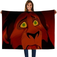Lion King герои класически одеяло за хвърляне, готин диван за диван диван диван легло към къмпинг за подарък за рожден ден04