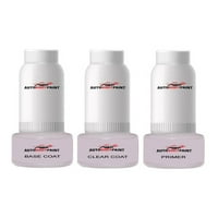 Докоснете Basecoat Plus Clearcoat Plus Primer Spray Paint Kit, съвместим с кремъчна сива метална C Volvo