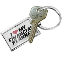 Keychain i heart обичам финансовия си плановик