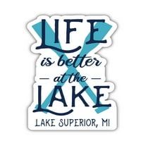 Дизайн на стикер за стикери на езерото Superior Michigan Souvenir Vinyl Decal Sticker Design